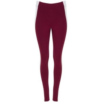 LEGGINS AGIA burgundy-blanco
